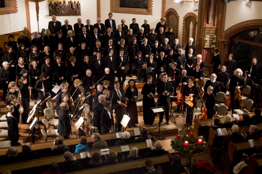 und während einer Aufführung des Weihnachtsoratoriums von J. S. Bach im Dezember 2013 - Foto: J. Kandziora